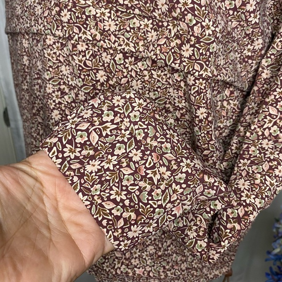 New, Members Mark, floral, quarter zip, Travel Pullover - Picture 7 of 10